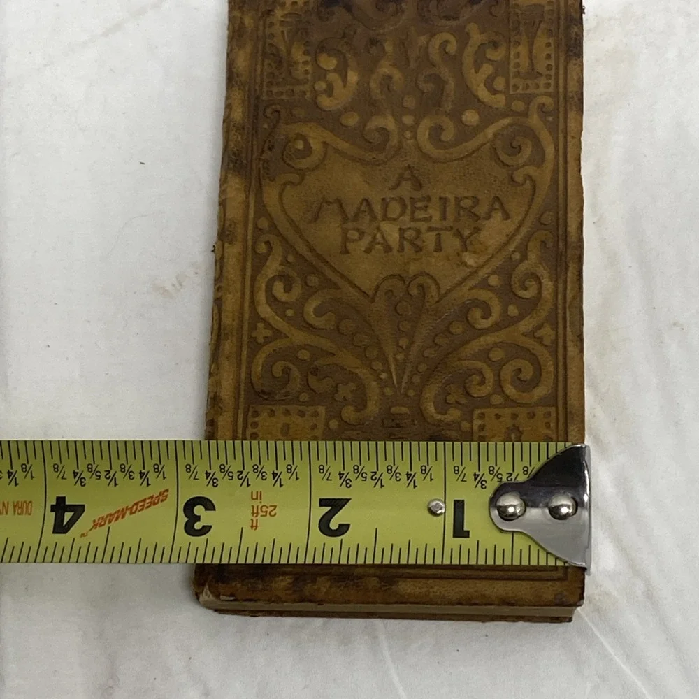 Antique Leather Bound‎ Miniature Books. A Madeira Party 1902